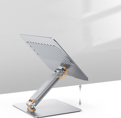 Mbajtëse laptopi Ugreen LP339, aliazh alumini, 13-17.3", e argjendtë