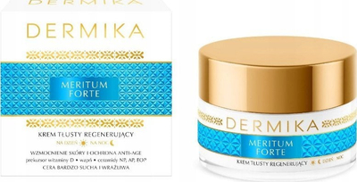 Krem fytyre Dermika Meritum Forte Oily për lëkurë me yndyrë, ditë-natë, rigjenerues, 50 ml