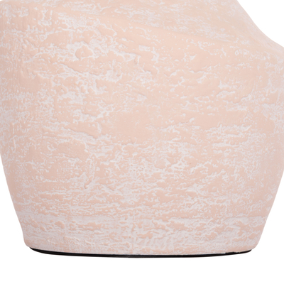 Tavolinë ndihmëse Rebon HM18156.04L, fiber cement, Ø40x56.5cm, ngjyrë salmon