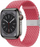 Rrip ore Apple Crong Wave Band Braided, për Apple Watch 38/40/41 mm, elastik, rozë