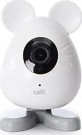 Kamerë e zgjuar për mace Catit PIXI Smart Mouse, Full HD 1080p, vizion nate, e bardhë