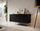Konzolë Cama Meble HOLE, 152x42.5x74.5 cm, mat, e zezë