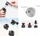 Set quick release për kamera sportive Ulanzi Go-Quick II Basic, pllakë magnetike, montim 1/4", i zi
