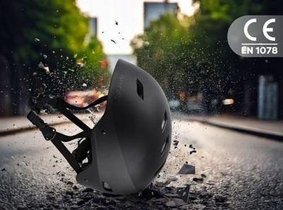 Helmet biçiklete TnB UMHELMV2S, urban 52-55 cm, i zi