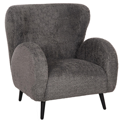 Kolltuk Kryly 83x87x89Hcm (HM9593.01), gri/ zezë