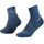 Çorape vrapimi Buff DryFlx Quarter, tharje e shpejtë, kompresion, blu e larë