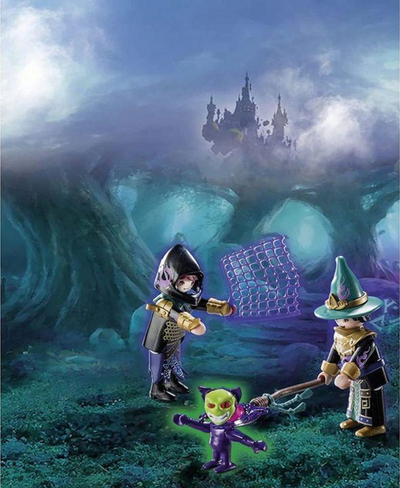 Set figurina PLAYMOBIL Violet Vale Demon Patrol, 46 pjesë, për kalamaj 4 deri 10 vjeç