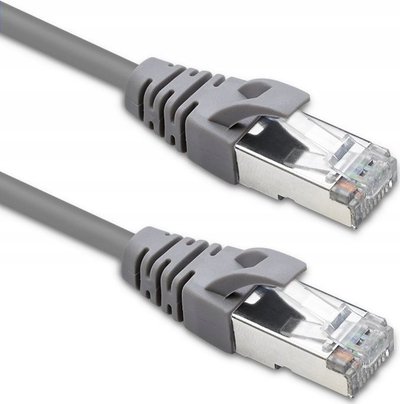 Kabllo rrjeti Qoltec 54528 FTP CAT5e, 3m, 2 x RJ45, gri