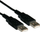 Kabllo USB Roline 11.02.8945, USB A në USB A, 4.5 m, i zi
