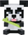 Dritë dekorative Minecraft Panda, 15 cm, me bateri, e bardhë