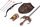 Set lodrash kalorësi Knight, hark me shigjeta, shpatë edhe mburojë, shumëngjyrësh