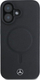 Mbulesë telefoni Mercedes Plain Smooth Leather, me MagSafe, për iPhone 16, e zezë