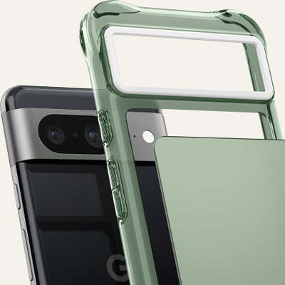 Mbulesë telefoni Spigen Cyrill Ultra Sheer për Google Pixel 8, transparente, ngjyrë jeshile