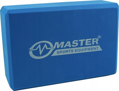 Bllok yoga Master, EVA, 23 x 15 x 7.5 cm, blu
