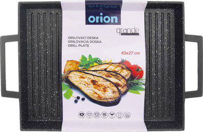 Pjatë grilli shumëpërdorimshme, jo ngjitëse, për sobë, grill dhe furrë, e zezë