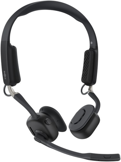 Kufje pa tel SHOKZ OpenMeet UC, Bluetooth, USB Type C, të zeza