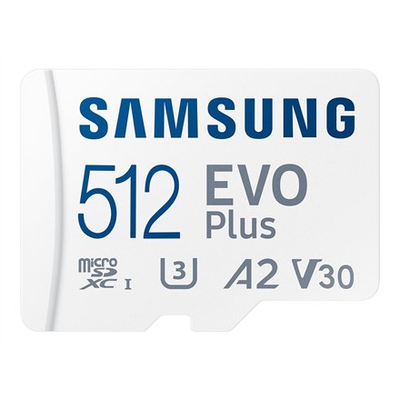 Kartë memorie Samsung microSDXC EVO, 512GB, CL10