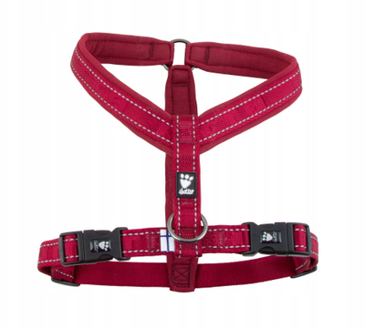 Hamor qeni Hurtta Casual Padded Y Harness, 32", i kuq Lingon