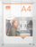 Kornizë muri Nobo Premium Plus A4, akrilik, montim horizontal dhe vertikal, transparente