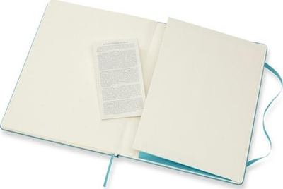 Fletore Moleskine Ruled Notebook XL, kapak i fortë, 192 faqe, Reef Blue