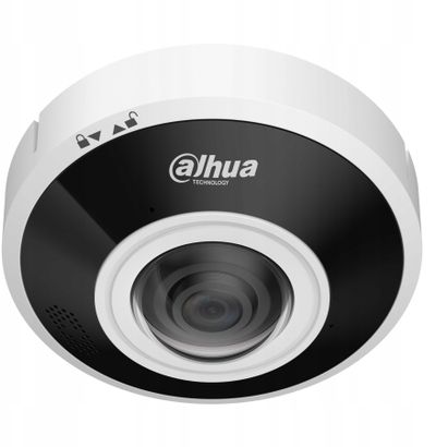 Kamerë sigurie Dahua VDA-DH-IPC-EBW5641P-AS, 6MP, lente hemisferike 1.68mm, e bardhë