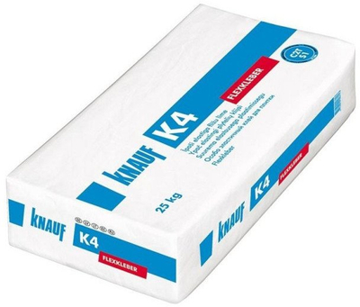 Ngjitës pllaka Knauf K4 Flexkleber, fleksibël, 5kg, i bardhë