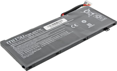 Bateri laptopi Mitsu BC/AC-VN7, 4605mAh, 52.5Wh, e zezë