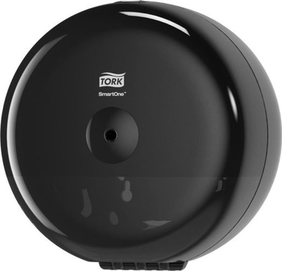 Dispenser letre higjienike Tork SmartOne Mini, për rrotulla, i zi