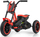 Kart pedalesh për fëmijë Milly Mally Rider, 3 rrota, me zinxhir, i kuq