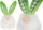 Figurë dekorative lepur Saska Gift and Decor Bunny, 18cm, ngjyrë e gjelbër, pranverë Pashkë