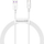 Kabllo USB Baseus CATYS-02, USB-A në USB-C, 1 m, 66W, e bardhë