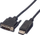 Kabllo Roline 11.04.5619, DisplayPort në DVI D, 1.5m, e zezë