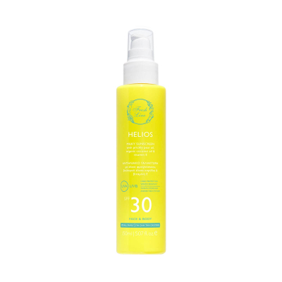 Helios Mbrojtës Dielli me Konsistencë Të Lehtë SPF 30 për Fytyrën & Trupin