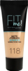 Fondatinë Maybelline Fit Me, nr. 118 Nude, 30ml