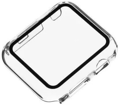 Kapak mbrojtës FIXED Pure Cover për Apple Watch Series 8, 41mm, xham i kalit, transparent
