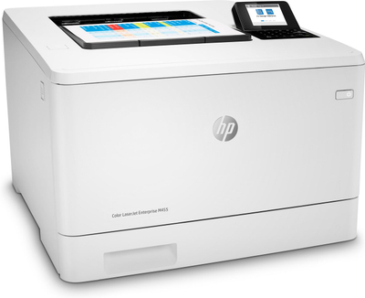 Печатач HP Color LaserJet Enterprise M455dn, ласерски во боја, бел
