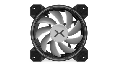 Ftohës Krux LUNAR 120 ARGB, 12 cm, i zi