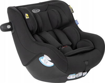 Sedilje automobilistike Graco Turn2Me DLX i-Size, ISOFIX, rrotulluese 360°, Midnight e zezë