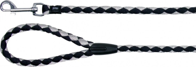 Rrip për qen Trixie Cavo TX-14341, 1m x 12mm, i zi / i argjendtë