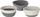 Shportë organizuese Home Styling Collection, pambuk, 18 x 8 cm, e bardhë blu
