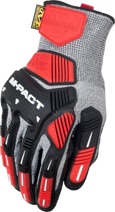 Dorëza pune Mechanix Wear M-PACT Knit CR5A4, që nuk priten kollaj, gri