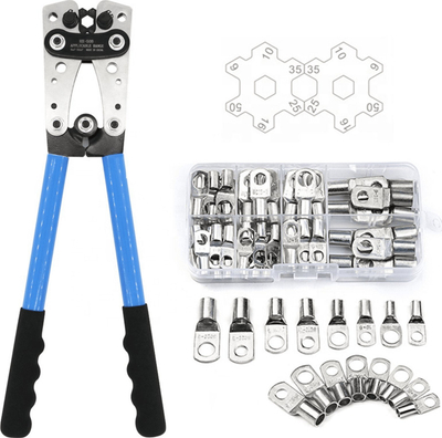 Set presa krimpimi NAR0873, për terminale dhe konektorë
