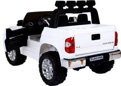Makina elektrike për kalamaj Toyota Tundra, 12V, me pult 2.4G, e bardhë