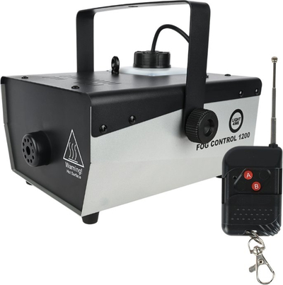 Makineri tymi LIGHT4ME FOG CONTROL 1200 TIMER, 1200W, depozitë 2.5L, argjend me të zezë