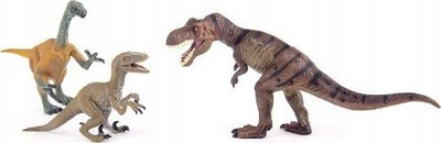 Set lodrash Collecta Prehistory Dinosaur Playset, 3 figura, plastik, shumëngjyrësh