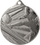 Medalje futbolli Triumph 50 mm ME001 / S, argjendi 