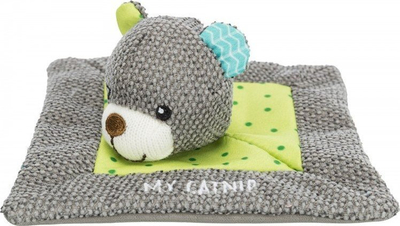 Lodër për mace Trixie Junior Snuggler Ariu, me catnip, 13 cm, gri me jeshile
