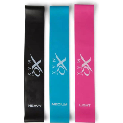 Shirita rezistence për palestër XQ Max Mini Body Shaper, set me 3 copë, 3 nivele rezistence, latex