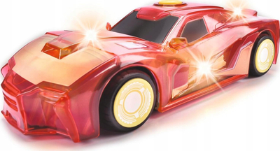 Makinë lodër Jada Toys Marvel Iron Man, me drita dhe tinguj, e kuqe e verdhë