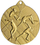 Medalja çeliku për atletikë, 45mm, ngjyrë ari